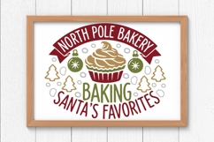 North pole Bakery Svg, Christmas Holiday Baking Svg. Product Image 9