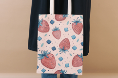 Cute Summer Background Pattern, Seamless Watercolor Fruit Product Image 8
