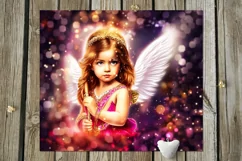 Christian Faith | Angels Skinny tumbler Sublimation designs Product Image 8