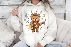 Teddy Bear PNG, Country Music Cowboy Bear Sublimation Product Image 7