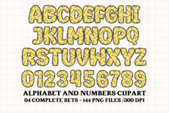 Back to School Alphabet png, letters doodle, school clipart Product Image 2