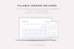 2026 Monthly Goal Planner, Printable &amp; Fillable, A4/Letter Product Image 8