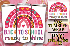 Radiant days 20oz tumbler wrap, Back To School Product Image 1