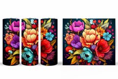 Flowers Tumbler Design. Flowers Tumbler Sublimation Product Image 2