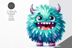 Monster clipart, Halloween clipart, Kids clipart Product Image 1