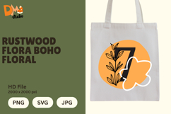 Rustwood Flora Boho Floral Monogram Product Image 1
