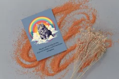 Loss of pet Maine coon DIGITAL DOWNLOAD condolence e-card Product Image 10