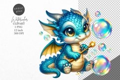 Dragon clipart, Fantasy clipart, Nursery clipart Product Image 1