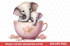 Animals Stacked Sublimation Clipart Product Image 9