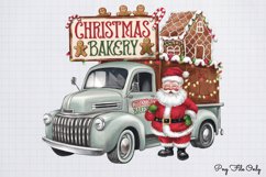 Christmas Truck Gnomes Clipart PNG Product Image 1
