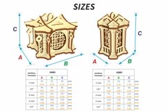 Shadow light Ornaments - laser cut file, SVG DXF plans Product Image 2