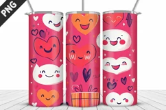 Rose Tumbler Sublimation | Valentine's Day Tumbler Wrap Product Image 5
