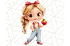 Teacher at Work Clipart, Teaching PNG, School Graphics Product Image 8