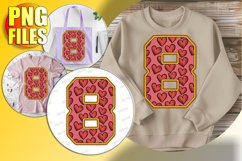 8 Doodle Letter Valentine Sweet Romantic Icon! Product Image 1