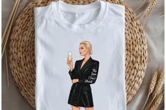 Celebration motivational woman png design for T-shirts Product Image 5