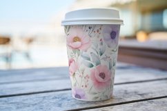 Floral Pattern Watercolor 23 Collection Ai Generated Art Product Image 8