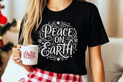 Peace On Earth Svg, Religious Christmas Svg, Faith Svg. Product Image 7