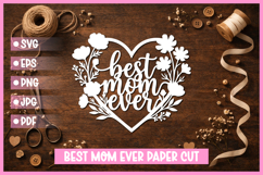 25 Best Mom Paper Cut Hearts SVG I Cricut I Silhouette Product Image 19