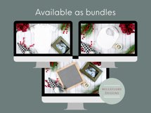 Christmas Farmhouse Baby Bib Styled JPEG Photo Mockup Product Image 4