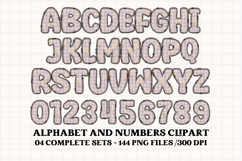 Cottagecore Alphabet png clipart, Floral letters doodle Product Image 2