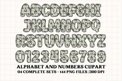 Earth Day Alphabet png clipart, earth day letters doodle Product Image 2