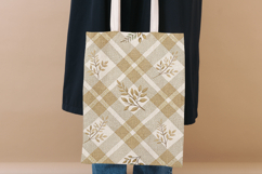 Fabric Toile Digital Paper Pack, Vintage Floral Toile Product Image 8