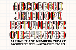 Happy Mouse Alphabet Clipart, happy mouse letters doodle Product Image 2