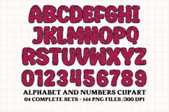 Animal Skin Alphabet png clipart, Texture letters doodle Product Image 2