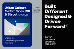 Jechro - Modern Geometric Family Font Product Image 8