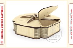 Box Organizer v14 - laser cut file - Glowforge ready SVG Product Image 8