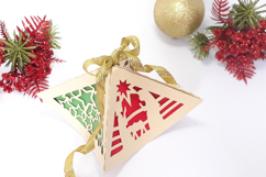 Bundle 19 SVG Christmas Box Pop Up Card Template Product Image 7