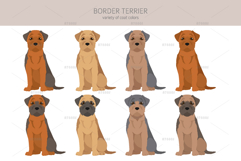 Border terrier clipart Product Image 3