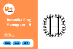 Botanika Ring Monogram Product Image 1