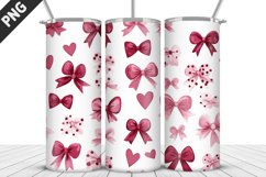 Lovely Hearts Tumbler Design | Valentine&#039;s Day Tumbler Wrap Product Image 5