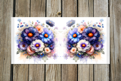 Watercolor flowers | 4 gentle Mug Sublimation design PL2 Product Image 4