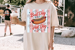 Bad Day To Be a Hot Dog PNG T-Shirt|4th of July PNG Sublimati Product Image 7