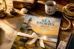 2027 Printable monthly Calendar "Sea Stories"/Wall Calendar Product Image 8