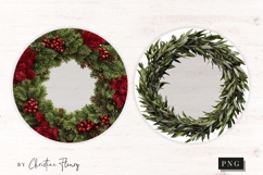 4 Christmas Photo Ornament PNG Product Image 2