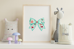 Mothers Day Flower Coquette Bow Clipart, Mother’s Day flower Product Image 7