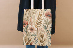 Boho Wildflowers Seamless Pattern, Chic Botanical Product Image 8