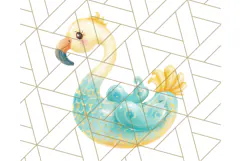 Sky Blue and Sunshine Yellow Summer Clipart PNG, Tropical Product Image 4