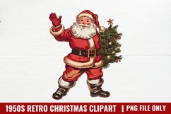 1950s Retro Christmas Sublimation PNG Product Image 1