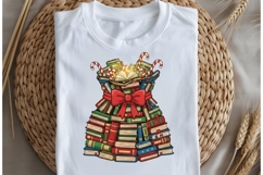 Bookish Christmas png design for T-shirts Product Image 5