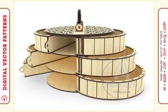 Box Organizer v30 - laser cut file - Glowforge ready SVG Product Image 8