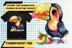 Vibrant Watercolor Critter Design - Sublimation PNG Product Image 1