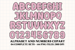 Easter Day Alphabet png clipart, easter day letters doodle Product Image 2