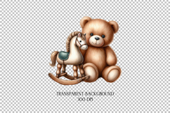 Little Teddy Bear Clipart Product Image 8