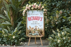 Baby Shower Welcome Sign Template 136 Product Image 3