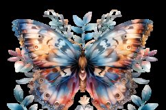 Butterflies With Flowers Clipart Bundle Product Image 9