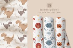 Boho baby collection. Bohemian clipart, patterns and posters Product Image 8